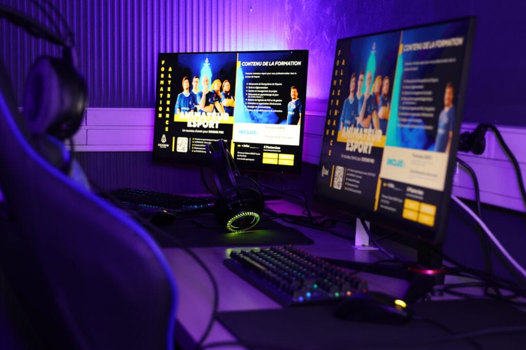 salle gaming background